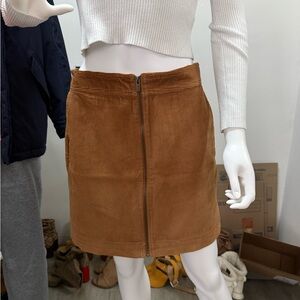 GAP Brown Corduroy Mini Skirt